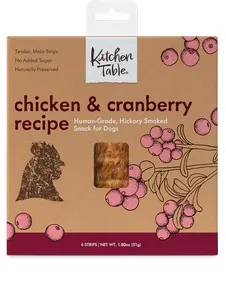 1ea Kitchen Table Chicken & Cranberry w/6 Strips - Treat